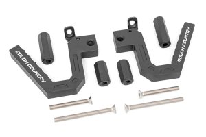 Jeep Wrangler Grab Handles - Front - Rough Country - Aluminum - '07-'10 Jeep Wrangler Grab Handles - Front - Rough Country - Aluminum - '07-'10